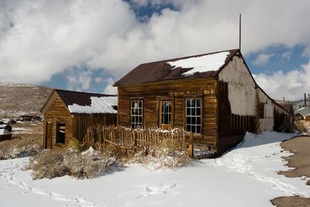 Bodie, a ghost town on the eastern slope of the Sierra Nevada mountain range in Mono County,...