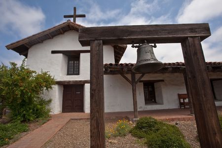 Mission San Francisco Solano was founded on July 4, 1823 and named for a missionary to the Indians of Peru born in Montilla, Spainの写真素材