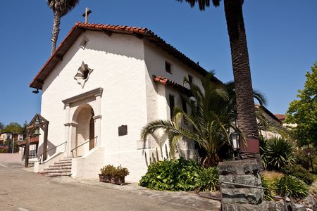 Mission San Rafael Arc&aacute,ngel was founded on December 14, 1817 as a medical asistencia (&quot,sub-mission&quot,) of the Mission San Francisco de As&iacute,sの写真素材
