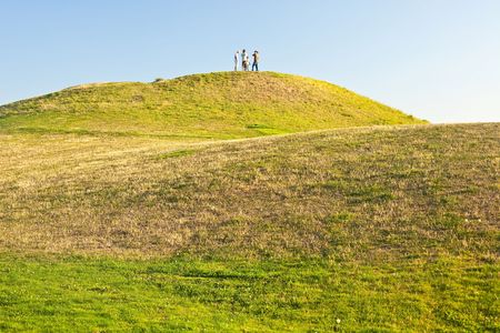 Gas Works Park in Seattle, Washington is public park on the site of the former Seattle Gas Light Company gasification plant, located on the north shore of Lake Unionの写真素材