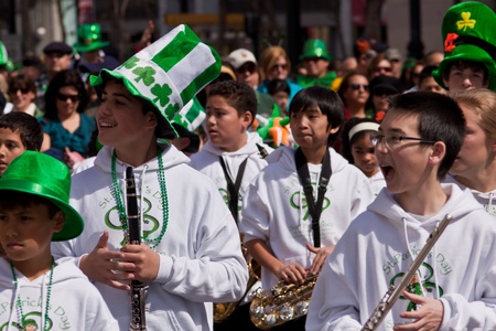 SAN FRANCISCO, CA, USA - MARCH 12:  The 160th Annual St. Patrick's Day Parade, March 12, 2011 in San Francisco, CA, USAのeditorial素材
