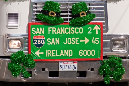 SAN FRANCISCO, CA, USA - MARCH 12:  The 160th Annual St. Patrick's Day Parade, March 12, 2011 in San Francisco, CA, USAのeditorial素材