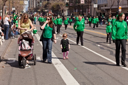 SAN FRANCISCO, CA, USA - MARCH 12:  The 160th Annual St. Patrick's Day Parade, March 12, 2011 in San Francisco, CA, USAのeditorial素材