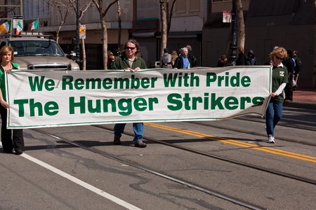 SAN FRANCISCO, CA, USA - MARCH 12:  The 160th Annual St. Patrick's Day Parade, March 12, 2011 in San...