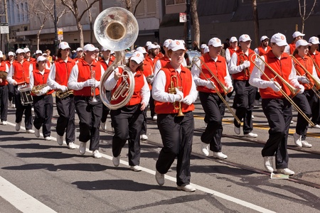 SAN FRANCISCO, CA, USA - MARCH 12:  The 160th Annual St. Patrick's Day Parade, March 12, 2011 in San...
