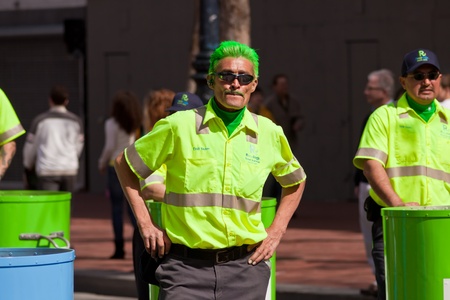 SAN FRANCISCO, CA, USA - MARCH 12:  The 160th Annual St. Patrick's Day Parade, March 12, 2011 in San...