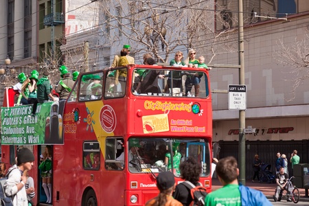 SAN FRANCISCO, CA, USA - MARCH 12:  The 160th Annual St. Patrick's Day Parade, March 12, 2011 in San Francisco, CA, USAのeditorial素材