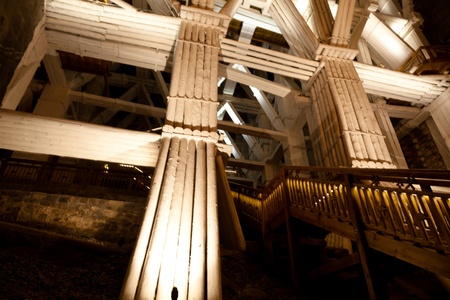 Wieliczka Salt Mine continuously produced table salt from the 13th century until 2007 as one of the world's oldest operating salt mines.のeditorial素材