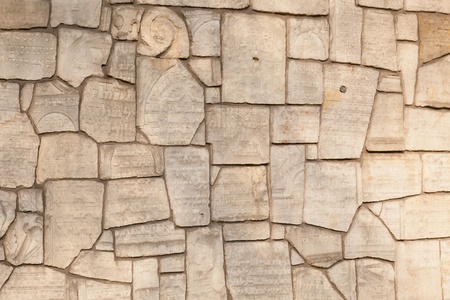 Old Jewish cemetery is located beside the Remuh Synagogue at 40 Szeroka Street in the historic Kazimierz district of KrakÃ³w.の写真素材