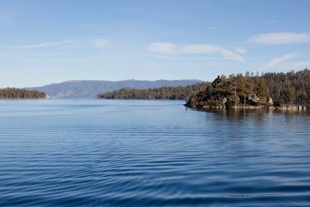 Emerald Bay is one of the most beautiful wilderness areas on, or around, Lake Tahoe.の写真素材