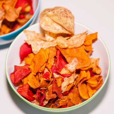Party table arrangement with assortment of foods.の写真素材