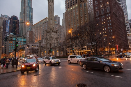 Chicago Loop is one of 77 officially designated community areas located in the City of Chicago, Illinois, United States. It is the historic commercial center of Downtown Chicago.のeditorial素材
