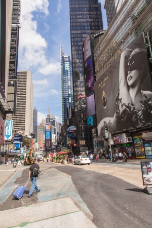 Taking a walk on Manhattan in New York City.のeditorial素材