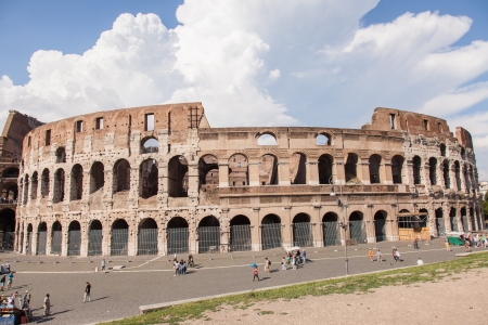 Colosseum is an elliptical amphitheatre in the centre of the city of Rome, Italy.のeditorial素材