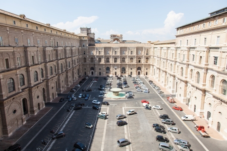 Vatican Museums are the museums of the Vatican City and are located within the city's boundaries. They display works from the immense collection built up by the Roman Catholic Church throughout the centuries including some of the most renowned classical sのeditorial素材