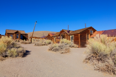 Bodie is a ghost town in the Bodie Hills east of the Sierra Nevada mountain range in Mono County, California, United Statesのeditorial素材