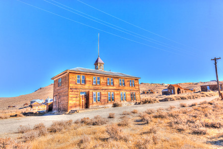 Bodie is a ghost town in the Bodie Hills east of the Sierra Nevada mountain range in Mono County, California, United Statesのeditorial素材