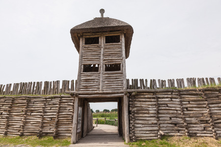 Archaeological open air museum Biskupin is an archaeological site and a life-size model of an Iron...
