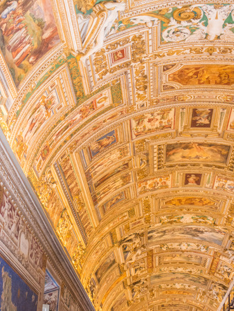Vatican Museums are the museums of the Vatican City and are located within the city's boundaries. They display works from the immense collection built up by the Roman Catholic Church throughout the centuries including some of the most renowned classical sのeditorial素材