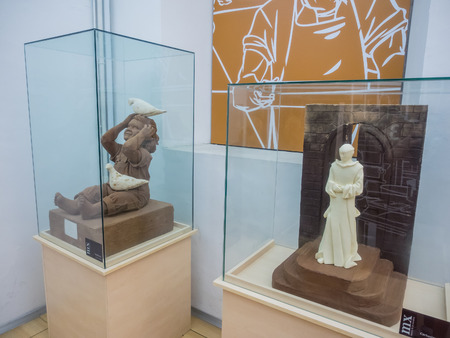 Museu de la Xocolata is a private museum in Barcelona, Catalonia, Spain, owned by the Gremi de Pastisseria de Barcelonaのeditorial素材