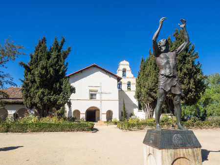 Mission San Juan Bautista is a Spanish mission in San Juan Bautista, California.のeditorial素材