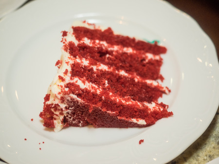 Red velvet cake is a cake with either a dark red, bright red or red-brown color. It\'s traditionally...
