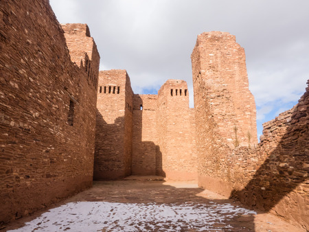 Quarai Mission ruins are located in Salinas Pueblo Missions National Monument near Mountainair, NM.の写真素材