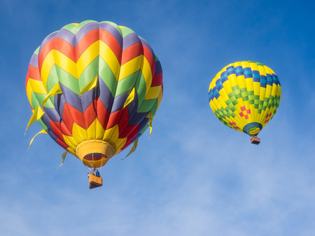 WINDSOR, CA/USA - June 20, 2015: 25th Annual Sonoma County Hot Air Balloon Classic is a yearly event where you can experience balloons up close, watch them launch, and even take tethered rides.のeditorial素材