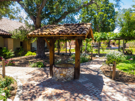 Mission San Luis Obispo de Tolosa is a Spanish mission founded in 1772 by Father JunÃ­pero Serra in the present-day city of San Luis Obispo, California.の写真素材