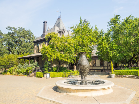 Beringer Vineyards is a large winery in St. Helena, California.のeditorial素材