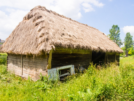 Lublin Open Air Village Museum features architectural monuments that represent the regions of Podlachia, the Lublin Polesia, the Vistula Region, Roztocze, the Lublin Upland and Lublin Land.のeditorial素材