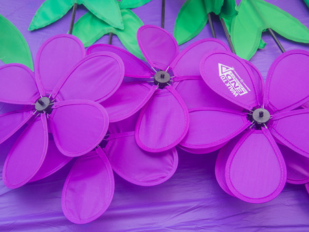 SAN JOSE, CA/USA - October 10, 2015: San Jose Walk to End Alzheimerâs is a part the worldâs largest event to raise awareness and funds for Alzheimerâs care, support and research.のeditorial素材