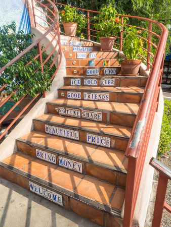 Alii Drive is a very pleasant seven mile coastal drive filled with scenic vistas, natural features and recreational opportunities.の写真素材