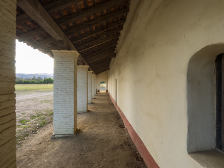 Mission La Purisima Concepcion is a Spanish mission in Lompoc, California.の写真素材