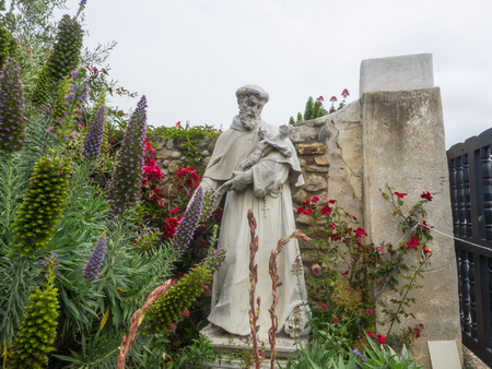 Mission Carmel is a Roman Catholic mission church in Carmel-by-the-Sea, California.の写真素材