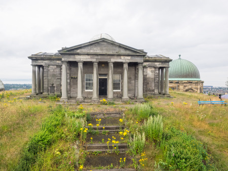 City Observatory is an astronomical observatory on Calton Hill in Edinburgh, Scotland.のeditorial素材