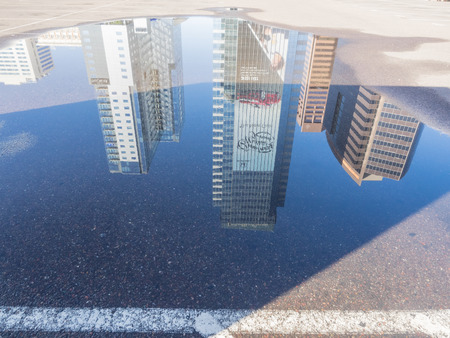 Downtown Phoenix is the central business district of the City of Phoenix, Arizona, United States. It is located in the heart of the Phoenix metropolitan area or Valley of the Sun.のeditorial素材