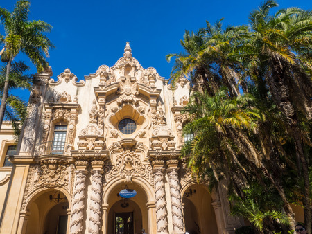 Casa del Prado comprises several reconstructed buildings that were initially built for the PanamaâCalifornia Exposition in San Diego's Balboa Park, in the U.S. state of Californiaのeditorial素材
