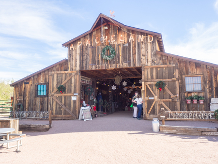 Apache Junction is a city in Maricopa and Pinal counties in the state of Arizona.のeditorial素材