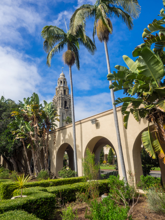 Alcazar Garden is a garden in San Diego's Balboa Park, in the United States.の写真素材