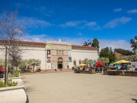 San Diego Museum of Art is a fine arts museum located at 1450 El Prado in Balboa Park in San Diego, California that houses a broad collection with particular strength in Spanish art.のeditorial素材