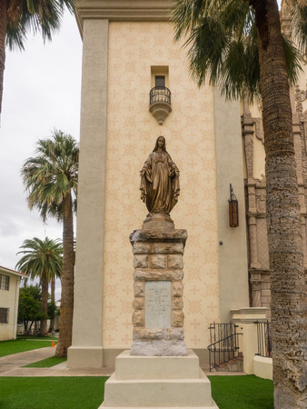 Cathedral of Saint Augustine is the mother church of the Roman Catholic Diocese of Tucson.の写真素材