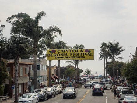 Capitola, CA/USA - August 31 - Septempber 4, 2017: 65th Capitola Begonia Festival is four day tradition that celebrates the begonia growing and water festival history of Capitola.のeditorial素材