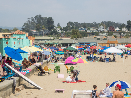 Capitola, CA/USA - August 31 - Septempber 4, 2017: 65th Capitola Begonia Festival is four day tradition that celebrates the begonia growing and water festival history of Capitola.のeditorial素材