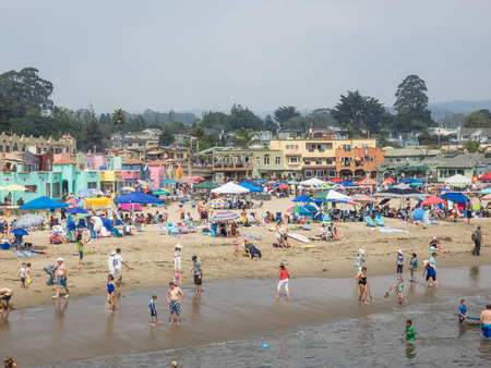 Capitola, CA/USA - August 31 - Septempber 4, 2017: 65th Capitola Begonia Festival is four day tradition that celebrates the begonia growing and water festival history of Capitola.のeditorial素材