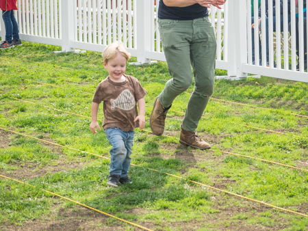 PALO ALTO, CA/USA - October 29 2017: 15th Annual Highway National Wiener Races where the finest dachshunds dashed to the finish line.のeditorial素材
