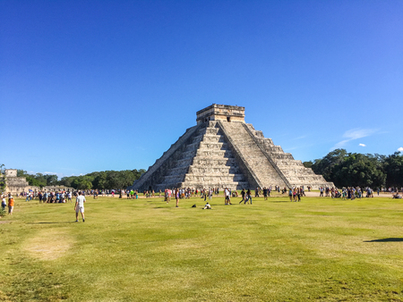 Chichen Itza (at the mouth of the well of the Itza people) was a large pre-Columbian city built by...