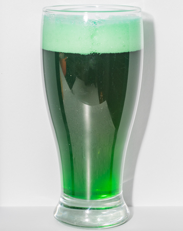 St. Patrick's Day, the one time of year that, whether you like it or not, green beer gets to shine.の写真素材