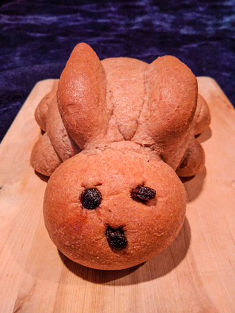 Cute bunny bread is a must at our house during the Easter season.