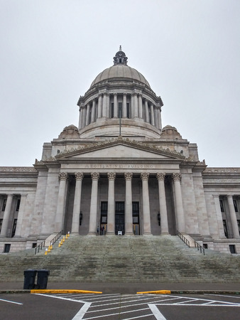 Washington State Capitol in Olympia is the home of the government of the state of Washington.の写真素材